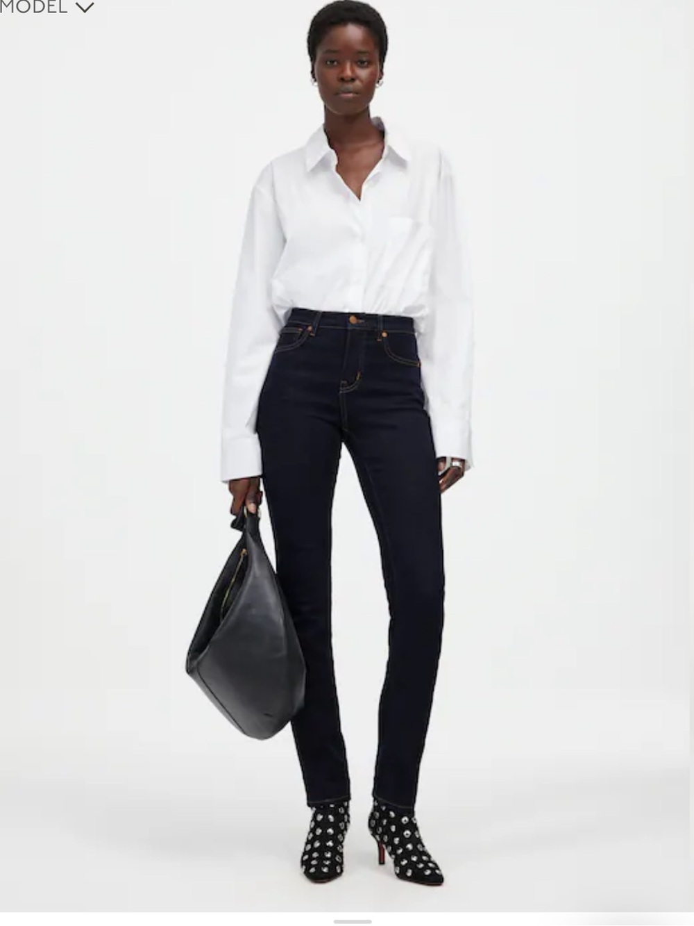 Madewell Stovepipe Jeans in Rinse Wash - Mid Rise - Super Stretch